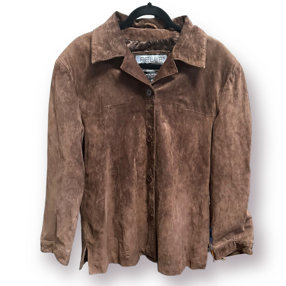 Vintage Pelle Studio Wilson 100% leather suede Women's Jacket Large